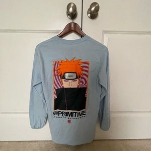 Primitive x Naruto II Know Pain Blue Long Sleeve T-Shirt
